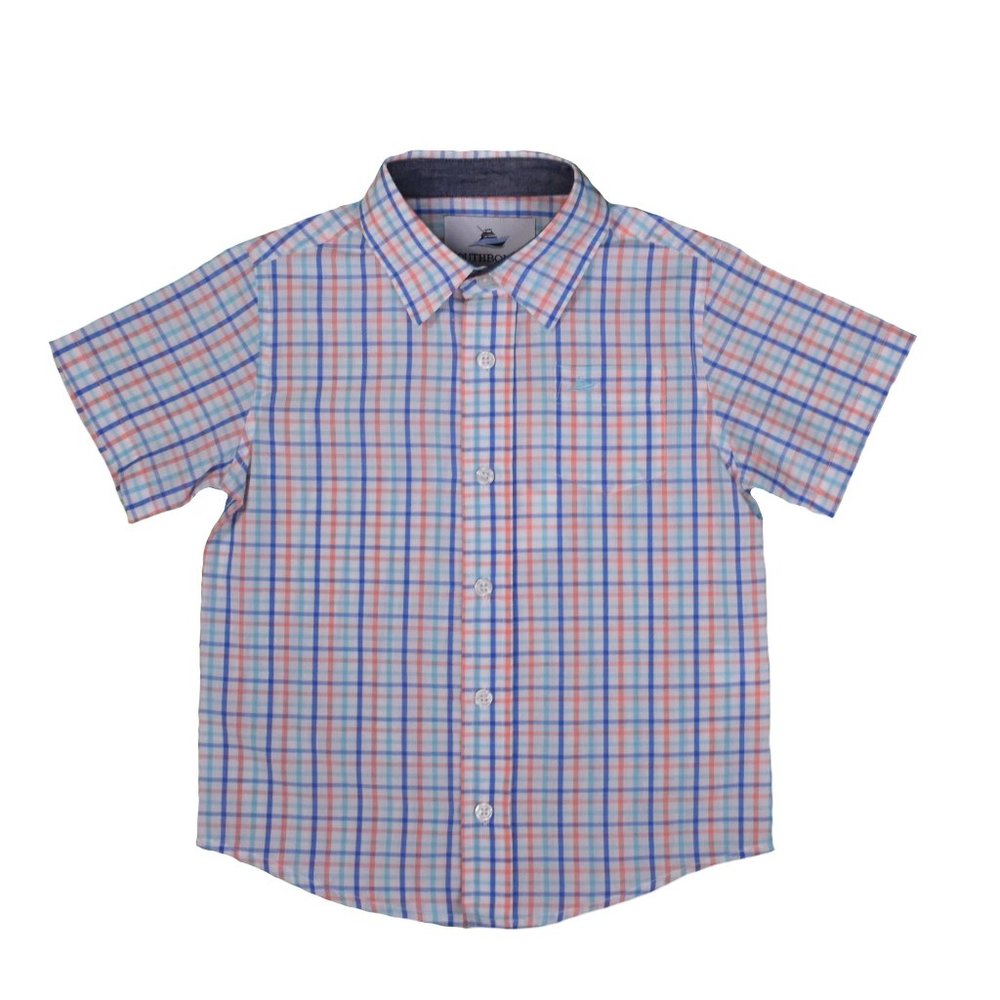 Blue and Blush Dress Shirt